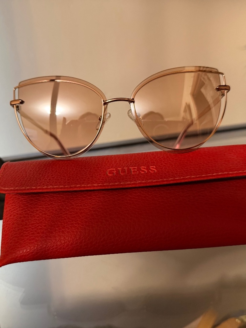 Guess Sunglasses with case - brand new, never worn